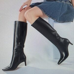 Black Knee-High Boots Size 8.5 NWT